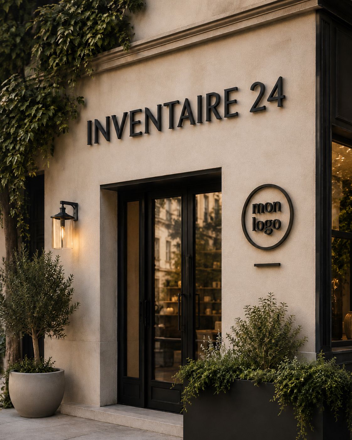 Enseigne façade lettres 3D