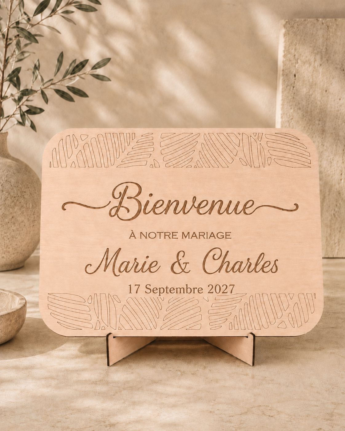 Panneau mariage