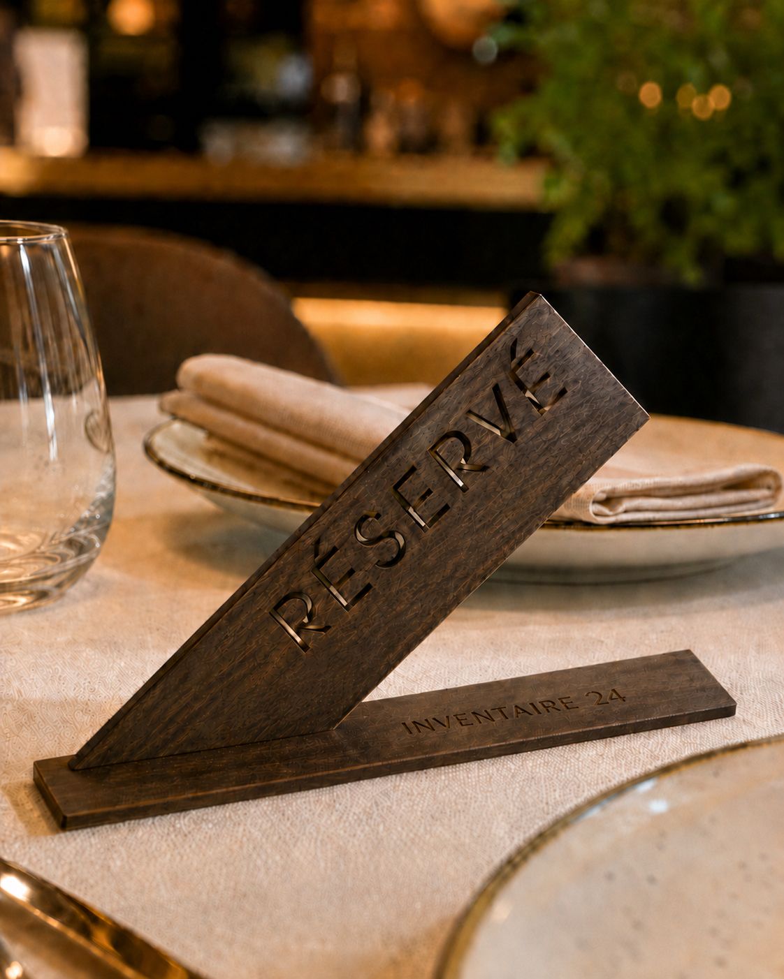 Réservé bois design